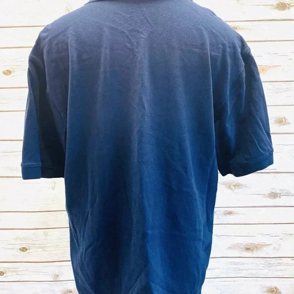 FOOT LOCKER Men Short Sleeve Collared Cotton White Polo Style Shirt Size Large - Picture 6 of 9